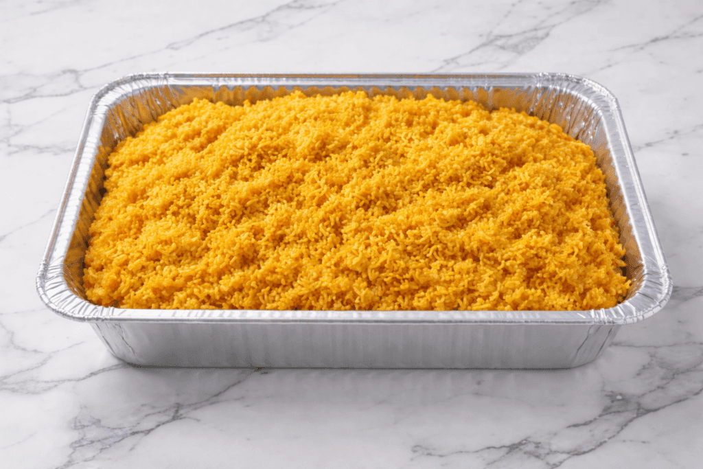Yellow Rice Tray