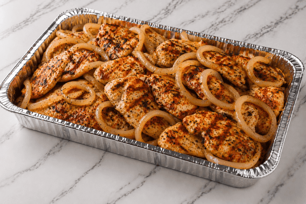 Grilled or Stewed Chicken Tray