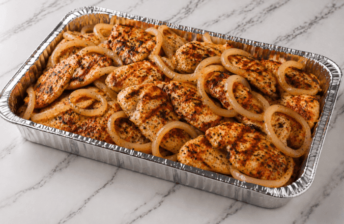Grilled or Stewed Chicken Tray